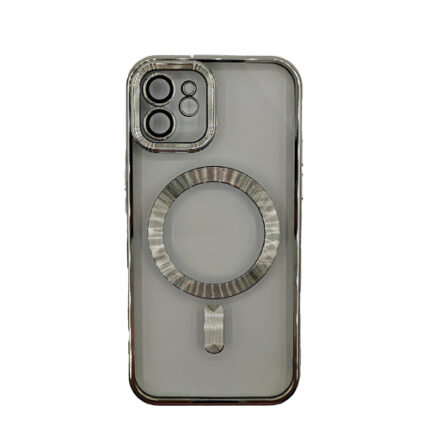 Premium Clear TPU Magsafe Design Case for Apple iPhone 11 - Silver