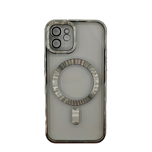 Premium-Clear-TPU-Magsafe-Design-Case-for-Apple-iPhone-11-Silver.jpg Premium Clear TPU Magsafe Design Case for Apple iPhone 11 - Silver – Image 1