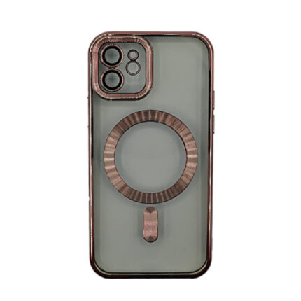 Premium Clear TPU Magsafe Design Case for Apple iPhone 11 - Rose Golden
