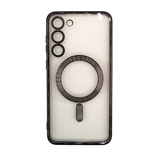 Premium-Clear-TPU-Magsafe-Design-Case-for-Samsung-Galaxy-S23-Black.png Premium Clear TPU Magsafe Design Case for Samsung Galaxy S22 - Black – Image 1