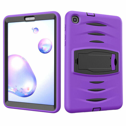 Samsung-Tab-A-8.4-T307-8.0-T290-10.1-T510-Heavy-Armor-Stand-Rugged-Case-Purple.jpg Shockproof Heavy Duty Rugged Defender Case for Samsung Galaxy Tab A 8.4 (T307) – Purple – Image 1