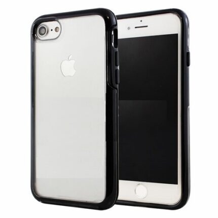 Shock-Absorption Bumper Case for Apple iPhone 7/8/SE (2020)/SE (2022) - Black