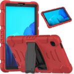 Shockproof Heavy Duty Rugged Defender Case for Samsung Galaxy Tab A7 lite 8.7 (T220) - Red – Image 2