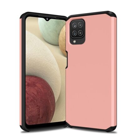 Slim Armor Case for Samsung Galaxy A12 - Rose Golden