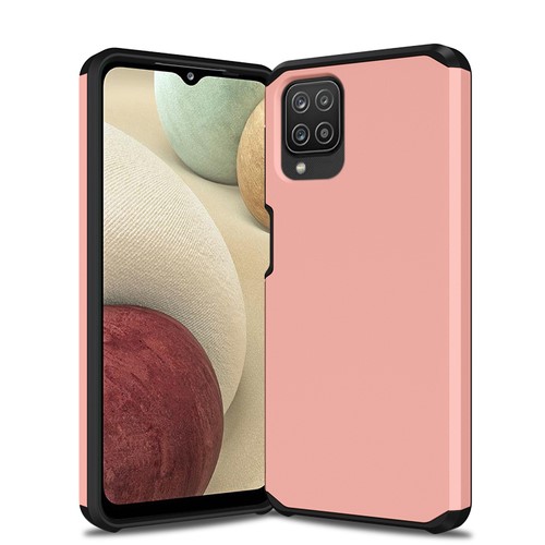 Slim-Armor-Case-for-Samsung-A12-Rose-Golden-1.jpg Slim Armor Case for Samsung Galaxy A12 - Rose Golden – Image 1