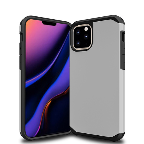 Slim-Armor-Case-for-iPhone-11-Silver-1.jpg Slim Armor Case for Apple iPhone 11 Pro - Silver – Image 1
