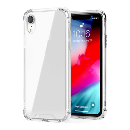 Slim Clear Soft TPU Case Hard Corner Bumper for Apple iPhone XR - Clear