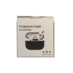 Soft Silicone Skin Cover Shock-Absorbing Protective Case for Airpods Pro 1 / 2 - Dark Green – Image 2