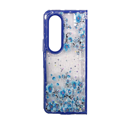 Transparent-Case-with-Colored-Flowers-for-Samsung-Galaxy-Z-Fold-3-4-Blue.png Transparent Case with Colored Flowers for Samsung Galaxy Z Fold 3 / 4 - Blue – Image 1