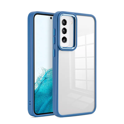 Transparent Shield Case for Samsung Galaxy S23 Plus - Blue