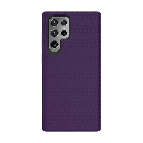Triangle-Shockproof-Case-With-Anti-Slip-Grains-for-Samsung-Galaxy-S22-Ultra-–-Deep-purple.jpg Triangle Shockproof Case With Anti Slip Grains for Samsung Galaxy S22 Ultra – Deep Purple – Image 1