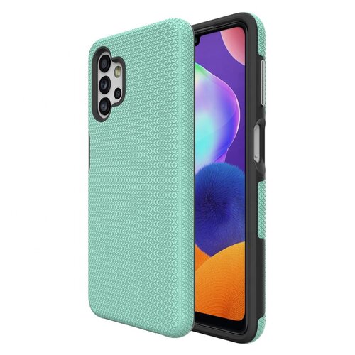 Triangle-Shockproof-Case-with-Anti-Slip-Grains-for-Samsung-Galaxy-A32-A52-A72-Mint-1.jpg Triangle Shockproof Case with Anti Slip Grains for Samsung Galaxy A32 5G - Mint – Image 1