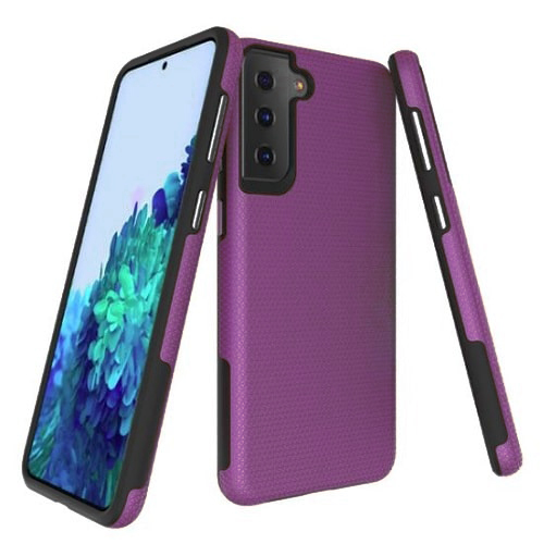 Triangle-Shockproof-Case-with-Anti-Slip-Grains-for-Samsung-Galaxy-S21-Plus-5G-Deep-Purple.jpg Triangle Shockproof Case with Anti Slip Grains for Samsung Galaxy S21 Plus 5G - Deep Purple – Image 1