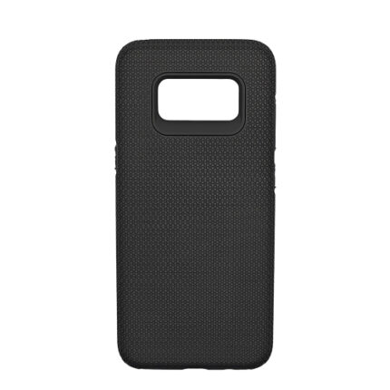 Triangle Shockproof Case with Anti Slip Grains for Samsung Galaxy S8 - Black