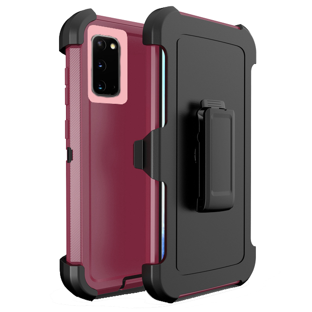 Triple-Layer-Protection-Case-Belt-Clip-for-Samsung-Galaxy-S20-FE-5G-Wine-2.jpg Triple Layer Protection Case & Belt Clip for Samsung Galaxy S20 FE 5G - Wine – Image 1