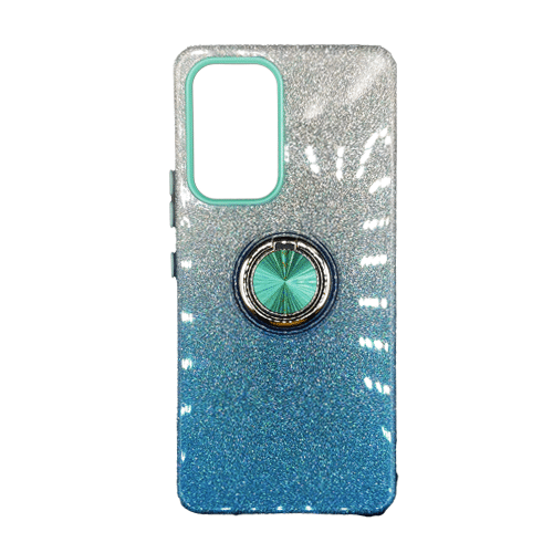 Two-Tone-Glitter-with-Kickstand-Ring-Case-for-Samsung-Galaxy-A53-5G-Blue.png Two Tone Glitter with Kickstand Ring Case for Samsung Galaxy A14 5G - Blue – Image 1
