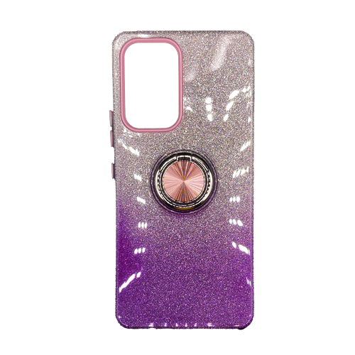 Two-Tone-Glitter-with-Kickstand-Ring-Case-for-Samsung-Galaxy-A53-5G-Purple.png Two Tone Glitter with Kickstand Ring Case for Samsung Galaxy A14 5G - Purple – Image 1