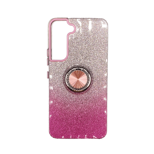 Two-Tone-Glitter-with-Kickstand-Ring-Case-for-Samsung-Galaxy-S22-Pink.png Two Tone Glitter with Kickstand Ring Case for Samsung Galaxy S21 FE - Pink – Image 1