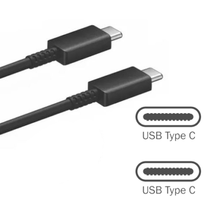 Type-C to Type-C Cable No Packaging (1M) - Black