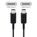 Type-C to Type-C Super Fast Cable for Galaxy Note 20 Ultra in Retail Packaging (1M-5A) - Black – Image 3