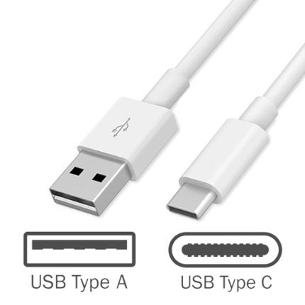 Type-C to USB Cable No Packaging (1M) - White
