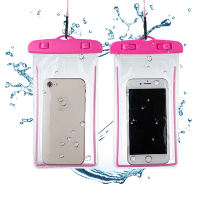 Universal Waterproof Bag for Smartphone - Pink