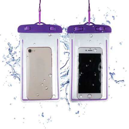 Universal Waterproof Bag for Smartphone - Purple