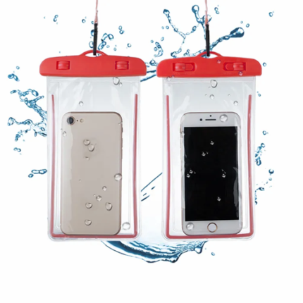 Universal Waterproof Bag for Smartphone - Red