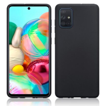 Slim Matte Soft TPU Case for Samsung Galaxy A31 - Black