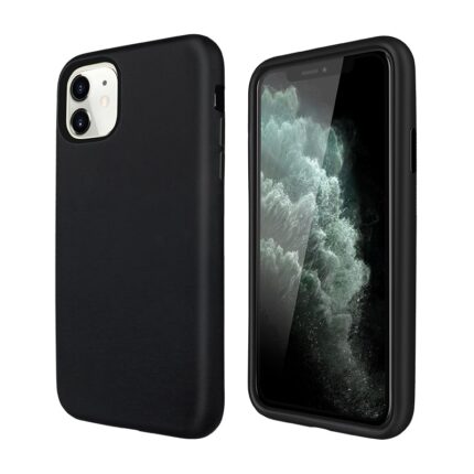 3 in 1 Hybrid Hard Case for Apple iPhone 12 Pro Max - Black