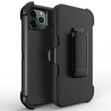 Triple Layer Protection Case & Belt Clip for Apple iPhone 11 - Black