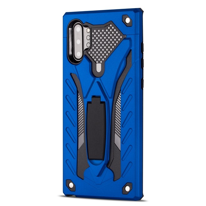 blue-17.jpg Rugged Defender Case with Kickstand for Samsung Galaxy Note 10 - Blue – Image 1