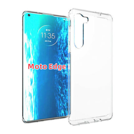 Slim Clear Soft TPU Case for Moto Edge Plus (2020) - Clear