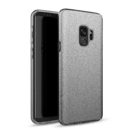 Two Tone Glitter Case for Samsung Galaxy S9 Plus - Black