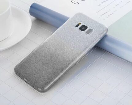 Two Tone Glitter Case for Samsung Galaxy Note 8 - Black