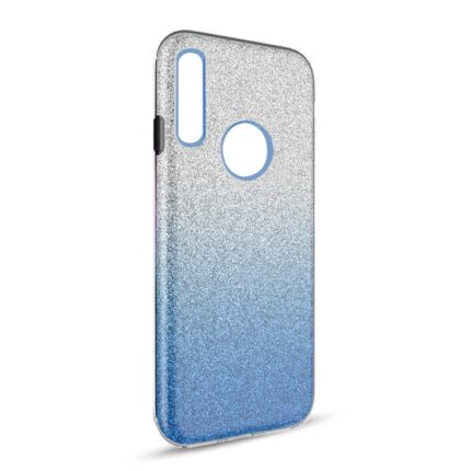 Two Tone Glitter Case for Samsung Galaxy A10 - Blue