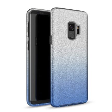 Two Tone Glitter Case for Samsung Galaxy S9 Plus - Blue