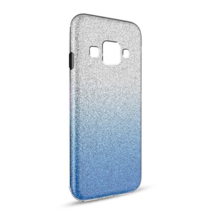 Two Tone Glitter Case for Samsung Galaxy J7 Prime (2016)- Blue