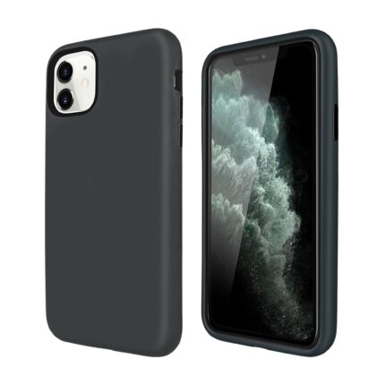 3 in 1 Hybrid Hard Case for Apple iPhone 12 Mini - Dark Grey