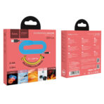Hoco X21 Plus Fluorescence Silicone USB Data Cable to Lightning - Yellow