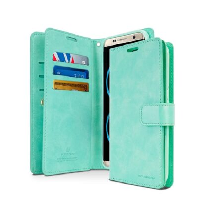 Goospery Mansoor Wallet Diary Case for Samsung S9 - Teal