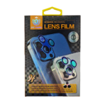 Metal Glass Lens Protection Compatible for iPhone 14 / 14 Plus - Red – Image 3