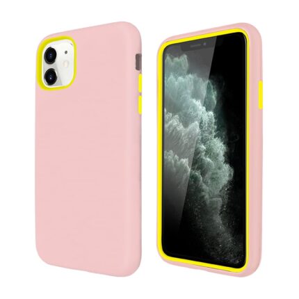 3 in 1 Hybrid Hard Case for Apple iPhone 12 Mini - Pink
