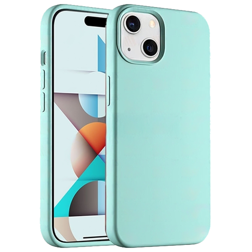premium-silicone-for-iphone-13-15-Teal.png Premium Silicone Case for Apple iPhone 15 Plus - Teal – Image 1