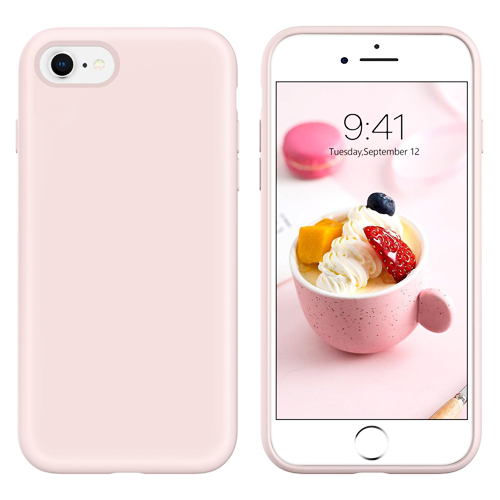 premium-silicone-for-iphone-6-7-8-se20-se22-Pink.png Premium Silicone Case for Apple iPhone 6/7/8/SE (2020)/SE (2022) - Sand Powder – Image 1