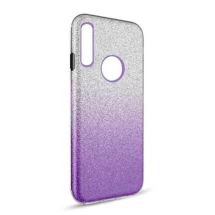 Two Tone Glitter Case for Samsung Galaxy A10S - Purple