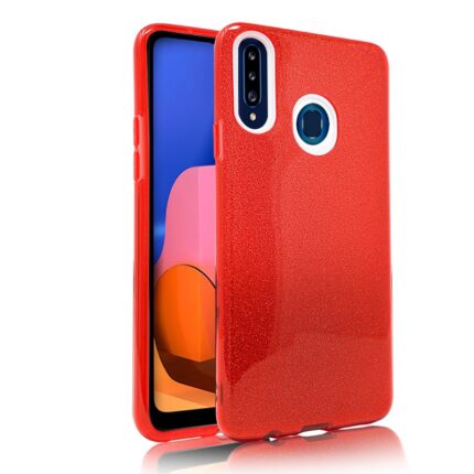 Glitter Case for Samsung Galaxy A10E - Red