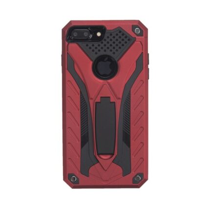 Rugged Defender Case with Kickstand for Apple iPhone 6/6s - Red