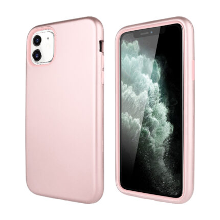 3 in 1 Hybrid Hard Case for Apple iPhone 12 Mini - Rose Golden