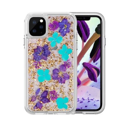 Luxury Fashion Case Real Flower for Apple iPhone X/XS